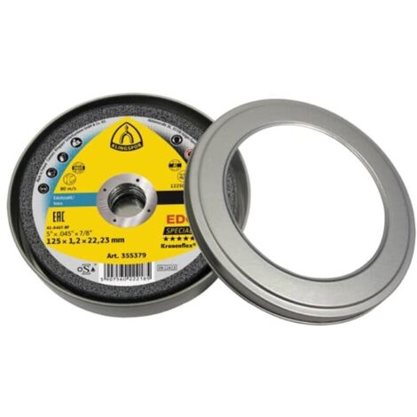 10 Stück Trennscheiben EDGE Special für Edelstahl 125 x 1,2 x 22,23 mm