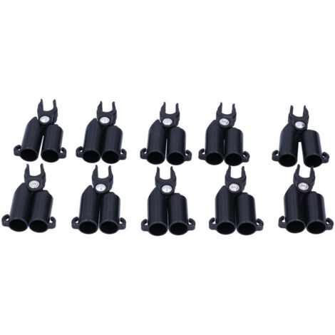 10 Stück Typ A Clix Clip Befestigungs-Pflanzenverbinder-Pfahlverbinder-Werkzeug (16 mm Innendurchmesser)