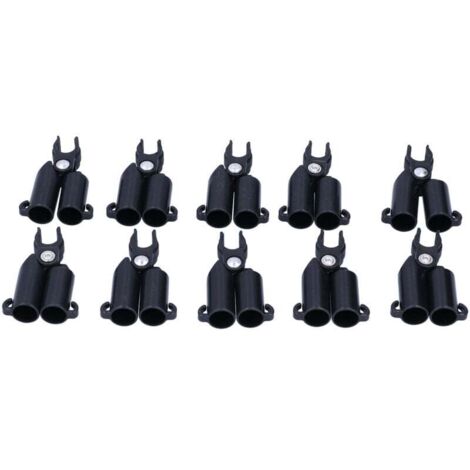 10 Stück Typ A Verbindungs-Clix-Clip, feste Pflanzenbefestigung, Pflanzenverbinder, Pfähle, Verbindungswerkzeug (16 mm Innendurchmesser)
