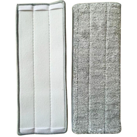 10 Stück Wischmopp-Pads für Bodenwischer, Ersatz-Reinigungsbezüge, Wischköpfe für Flachwischer, Reinigungstücher 33 x 12 mm