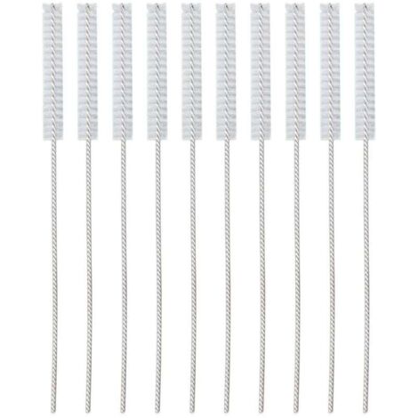 10 stücke 2,5mm Hörgerät Vent Pinsel Professionelle Nylon Haar Hörgerät Rohr Reinigung Werkzeug Zubehör Reinigung Pinsel