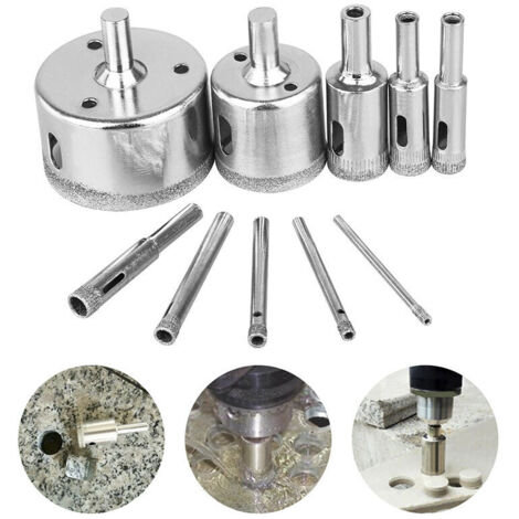 10 stücke Lochsäge Diamant Lochsäge Bohrer Lochsägen Waschbar 3mm-50mm Bohrer,