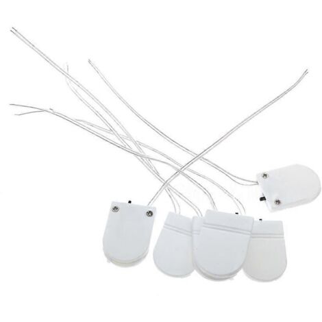 10 supports de piles bouton CR2032 avec couvercle