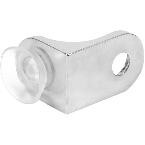10 supports d'étagère ronds en alliage de zinc avec ventouses pour verre et bois