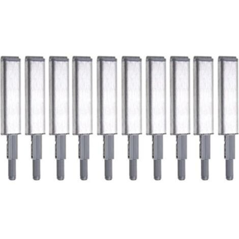 10 systèmes d’ouverture avec bouton poussoir , kit pour porte, tiroir, meuble