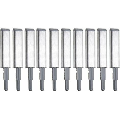 10 systèmes d’ouverture avec bouton poussoir , kit pour porte, tiroir, meuble