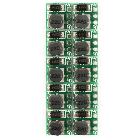 10 T64 DC-DC-Aufwärtswandlermodule (1,5 V, 1,8 V, 2,8 V, 3 V, 3,3 V, 3,7 V, 4,2 V bis 5 V)