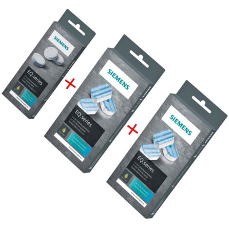 10 tablettes de nettoyage TZ80001N + 6 tablettes de détartrage TZ80002N