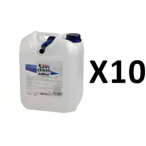 10 taniche di AdBlue Savichem da 10Lt additivo per auto diesel con urea