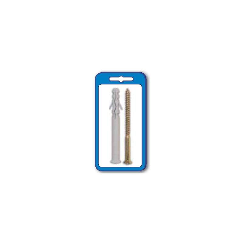 Madidef - 10 tasselli prol. in nylon con vite tps