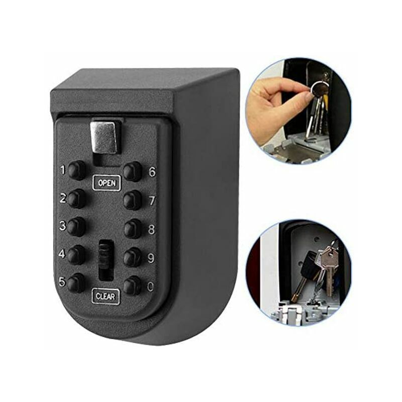 10 Tasten Passwort Schlüssel Wandschloss Box Wandhalterung Safe Sicherheit Aufbewahrungskoffer Organizer Schlüsselaufbewahrung | 07068460320017 10 Tasten Passwort Schlüssel Wandschloss Box Wandhalterung Safe Sicherheit Aufbewahrungskoffer Organizer Schlüsselaufbewahrung | 07068460320017