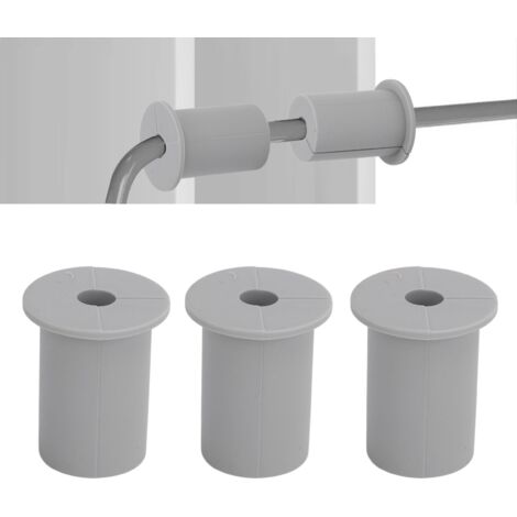 10-teiliges Kabelführungsset, Silikon-Kabeltüllen für die Starlink-Ethernet-Installation, graue Wanddurchführungsabdeckung