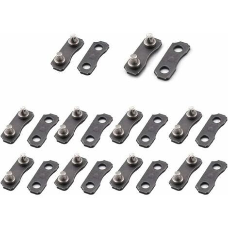 10-teiliges Kettensägenketten-Reparaturset für 3/8-LP-Kettensägen mit Master Link, inklusive Spanngurten und Spannwerkzeugen – passgenau zum Original