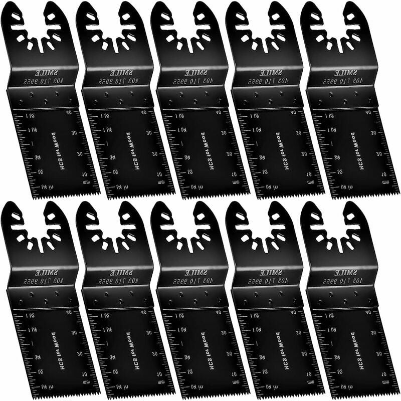 10-teiliges oszillierendes Sägeblatt, 34-mm-Sägeblatt-Zubehör-Kit | 07634066104513 10-teiliges oszillierendes Sägeblatt, 34-mm-Sägeblatt-Zubehör-Kit | 07634066104513