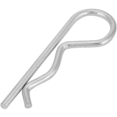 10-teiliges Set aus Zink-Splinten Typ B, Traktor-Splintclips, Befestigungssortiment, Federbefestigungsclips, Haarnadeln (3x60mm)