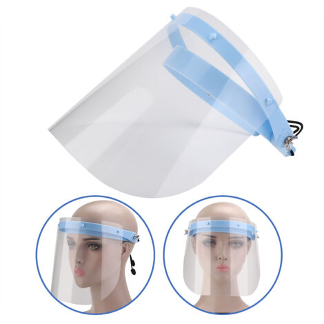 10-teiliges Set beschlagfreier, transparenter Zahnschutzmasken mit Rahmen