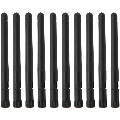 10-teiliges Set verstellbarer, omnidirektionaler externer Antennen – SMA-Stecker