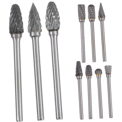 10 teiliges Set Wolfram Schnitzbohrer, Verfugungswerkzeuge und