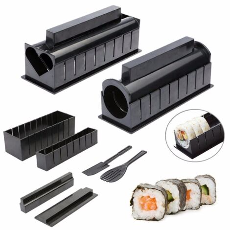 10-teiliges Sushi-Set für Zuhause – Reisform und DIY-Sushi-Werkzeuge