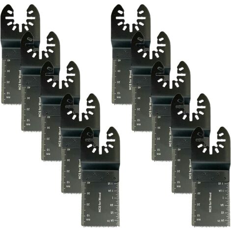 10-teiliges Zubehör für Multifunktions-Sägeblätter, 34-mm-Multifunktions-Sägeblätter, universelle Multifunktions-Oszillationswerkzeuge