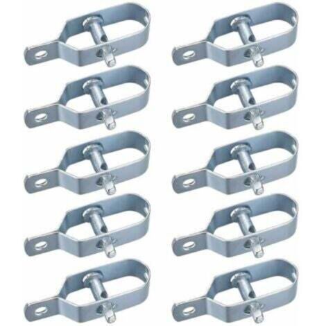 10 tenditori per reti metalliche, tenditori per recinzioni, tenditori per filo spinato, kit di connettori per tenditori per funi di tensione