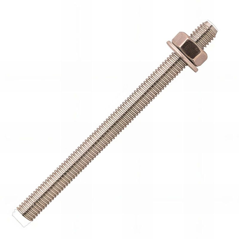Scell-it - 10 tiges filetées standard avec écrou, inox A4 - M10 x 160 mm