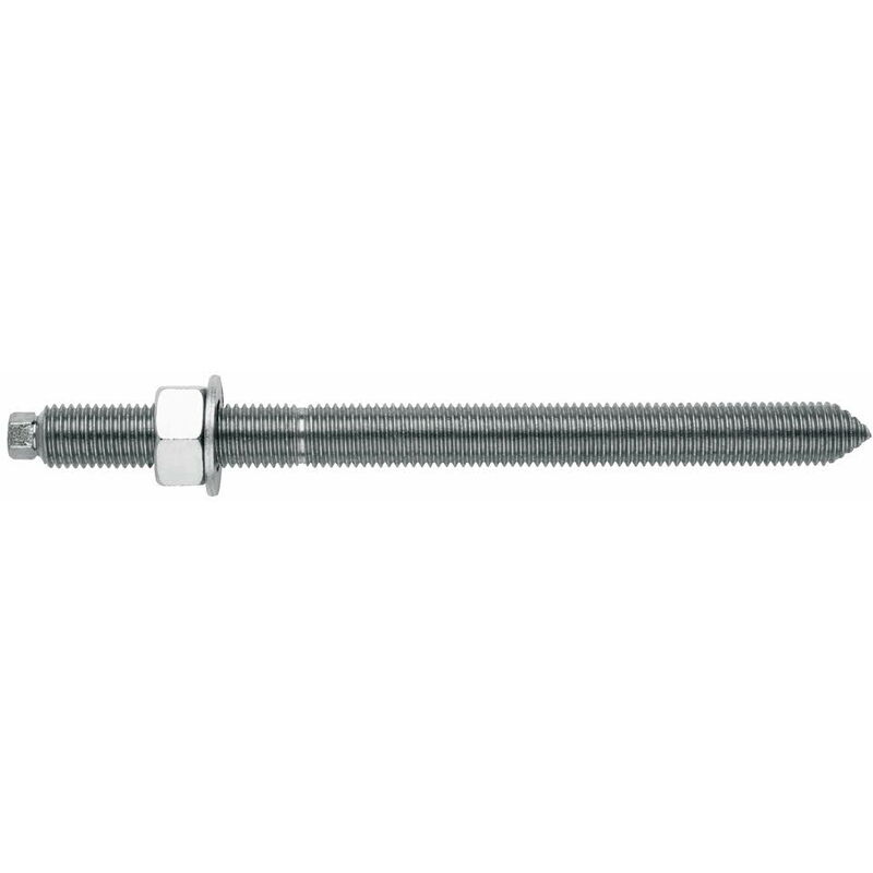 Index – Tige pour scellement chimique M8 x 110 mm zingué – Lot de 10 – Pour béton armé et constructions lourdes