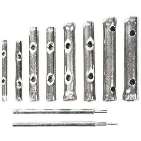 10 tlg. Rohrsteckschlüssel Satz 6-22 mm