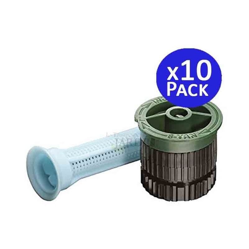 

10 Toberas para difusores Rain Bird 8VAN regulable. Alcance 2,4 mts