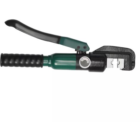 10 Tons Hydraulische Presszange Crimpzange 4-70 mm² Zange Kabelschuhe Zange mit 8 Sätzen der Crimpformen, Soliertem Griff Stahlgehäus