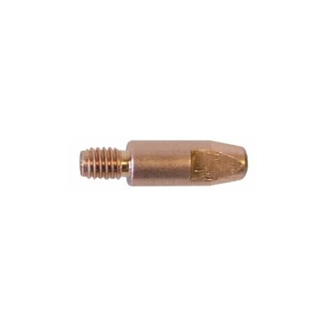 GYS – Tube de contact 41950 pour torches MIG 250/300 A – Lot de 10 – Ø 0,8 mm – Solution durable pour soudure professionnelle - V597893