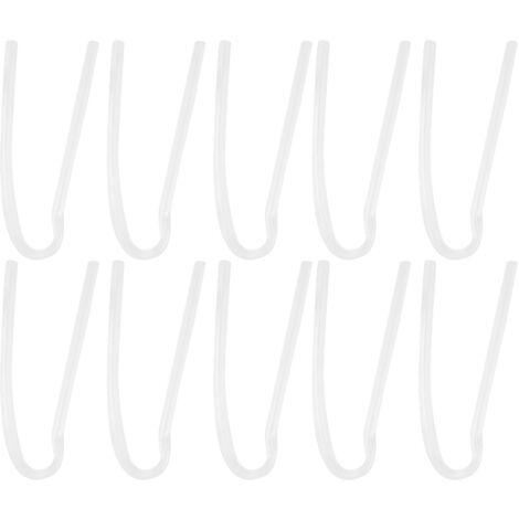 10 Tubes d'Aide Auditive Type R, Compatibles avec les Prothèses Auditives Contour d'Oreille, Lot de 10 Pièces
