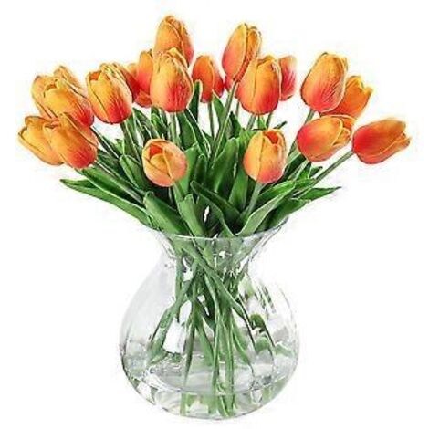 10 tulipes artificielles en latex PU au toucher réaliste, bouquets de fleurs, compositions florales pour la maison, la chambre, les mariages, centres de table, décoration Ora