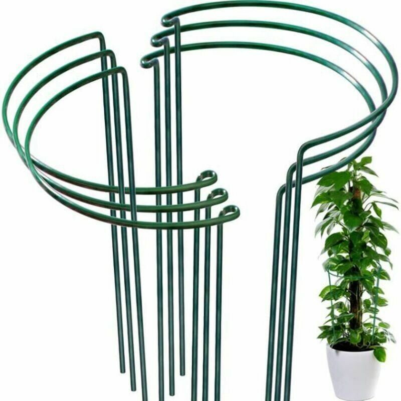 Sevengirl - 10 Tuteur Plante 2540cm Supports pour Plantes Grimpantes et Fleurs Tuteurs Tomates Jardin