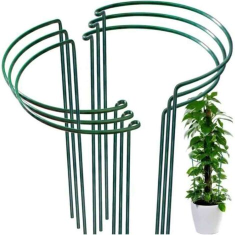 10 Tuteur Plante 25x40cm Supports pour Plantes Grimpantes et Fleurs Tuteurs Tomates Jardin