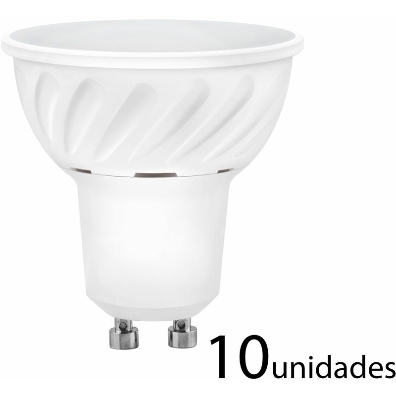 

10 unidades bombilla LED dicroica 120 3 intensidades GU10 5w cálida