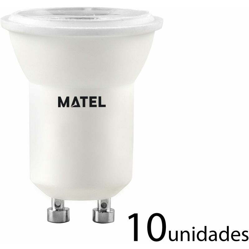 

10 unidades Bombilla LED dicroica 36 MR11 diametro 35mm GU10 3W cálida