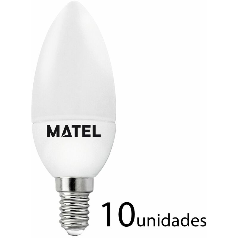 

Alfa - 10 unidades bombilla LED vela 3 intensidades E14 5w fría