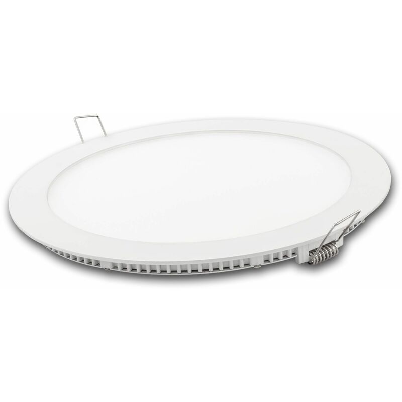 

10 unidades downlight led redondo blanco 15w neutra