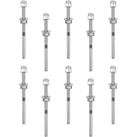 10 unités de câble de tension en acier inoxydable pour rampes d'escalier