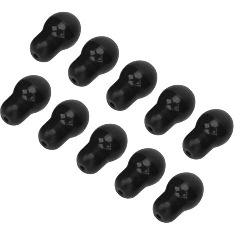 10 universelle 2,5-mm-Silikon-Stethoskopspitzen, 5-mm-Ohrstöpsel mit Haken, medizinisches Zubehör