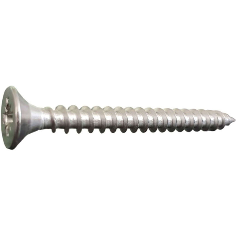 Rotofor - 10 vis agglo tête fraisée pozidriv Inox A2 - Diamètre 4 mm - Longueur 35 mm