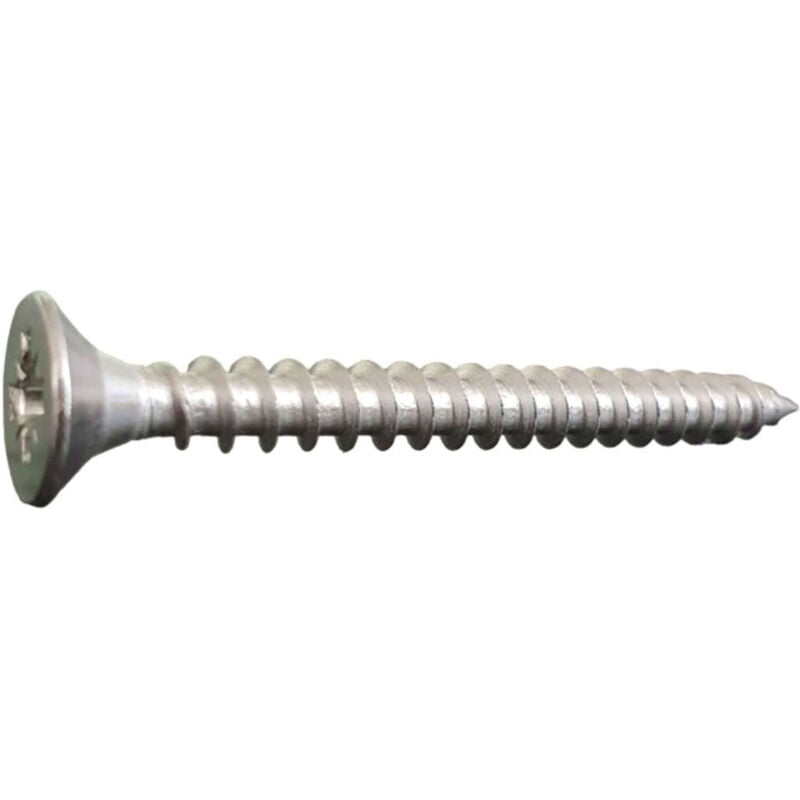 Rotofor - 10 vis agglo tête fraisée pozidriv Inox A2 - Diamètre 4 mm - Longueur 40 mm