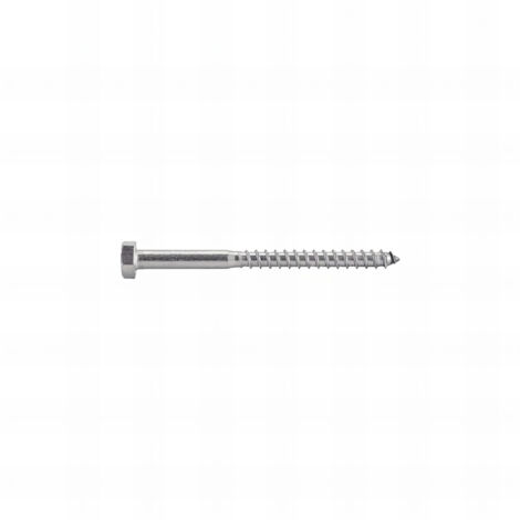 10 vis bois à tête hexagonale DIN571 en inox A4 - diamètre 8 mm - Diamètre 8 mm