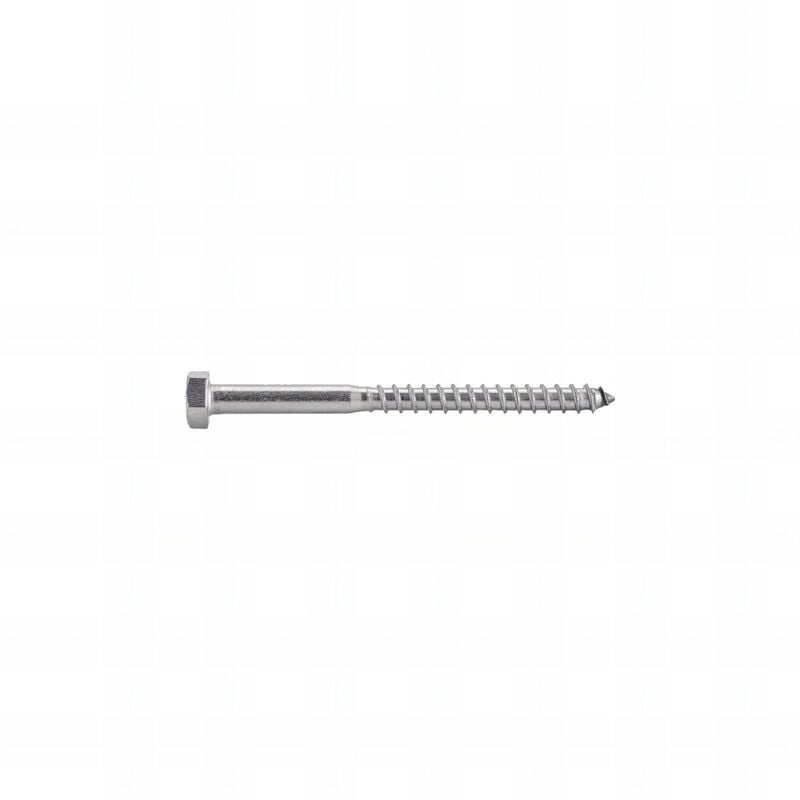 Rotofor - 10 Vis Bois tête hexagonale DIN571 Inox A4 - diamètre 6,0 mm - 60/36