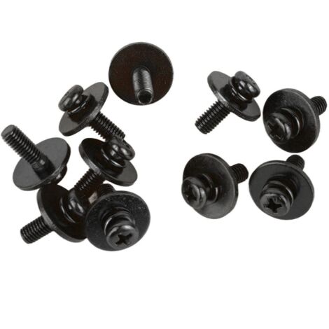 10 Vis de Fixation pour Batterie - Crochets en Métal Noir pour Batterie - Pièces de Rechange pour Tambour