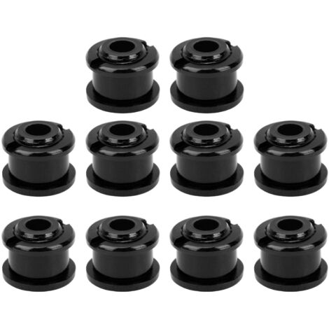 10 Vis en Alliage d'Aluminium pour Plateau de Vélo de Montagne Single Speed, 4.9MM, Noir - Lot de 10