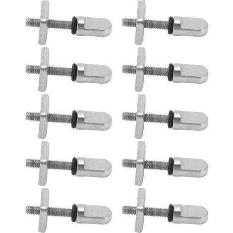 10 vis M4x19mm en acier inox 316 pour planches de surf, résistantes à la corrosion marine
