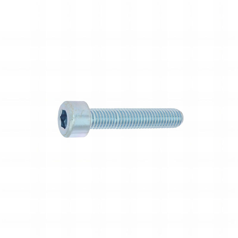 10 Vis métaux cylindriques hexagonales creuse DIN912 acier zingués blanc 8,8 - diamètre 12 mm - Longueur 130 mm
