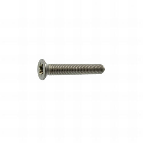 10 Vis métaux tête fraisée pozidriv DIN965 A4 - diamètre 6 mm - Longueur 60 mm mm - Diamètre 6 mm